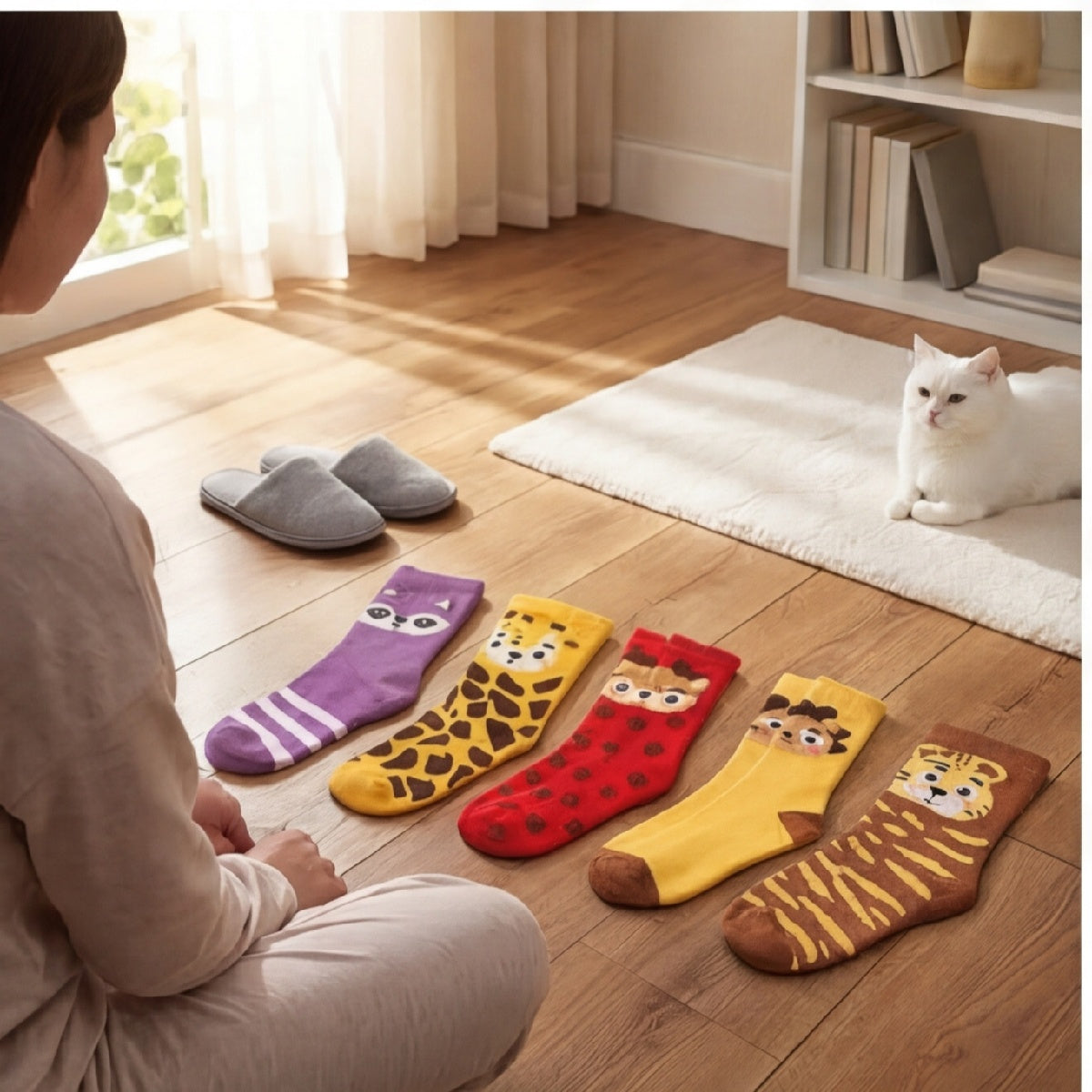 Tier-Socken für Damen